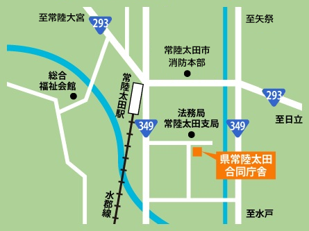 県北地区就職支援センターMAP